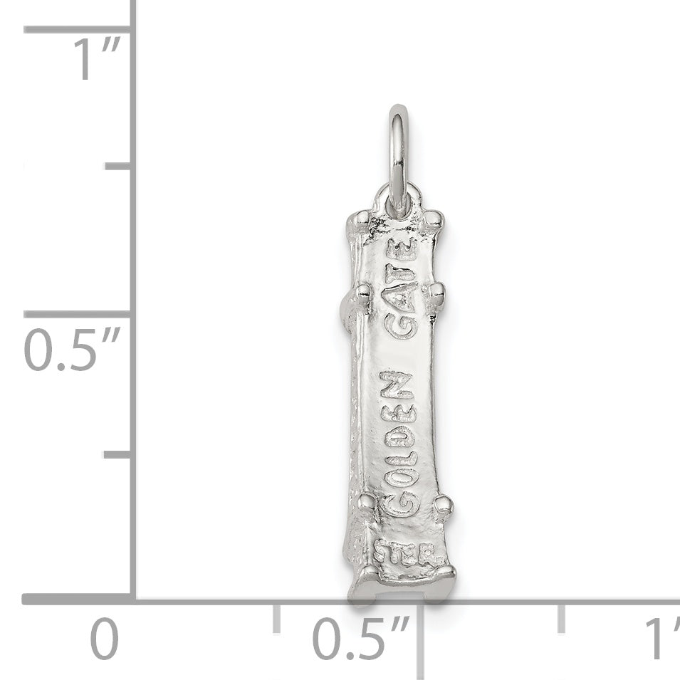Sterling Silver Golden Gate Bridge Charm