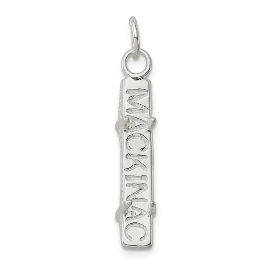 Sterling Silver Mackinac Bridge Charm