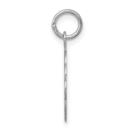 Sterling Silver Rhodium-Plated #1 Mom Disc Charm