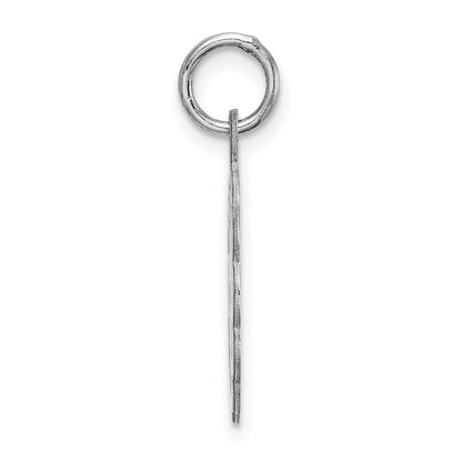 Sterling Silver Rhodium-Plated Best Friends Disc Charm