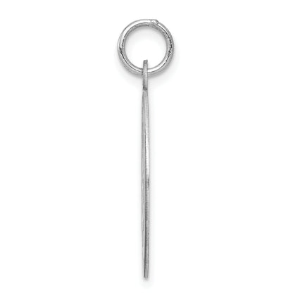 Sterling Silver Rhodium-Plated My Best Friend Disc Charm