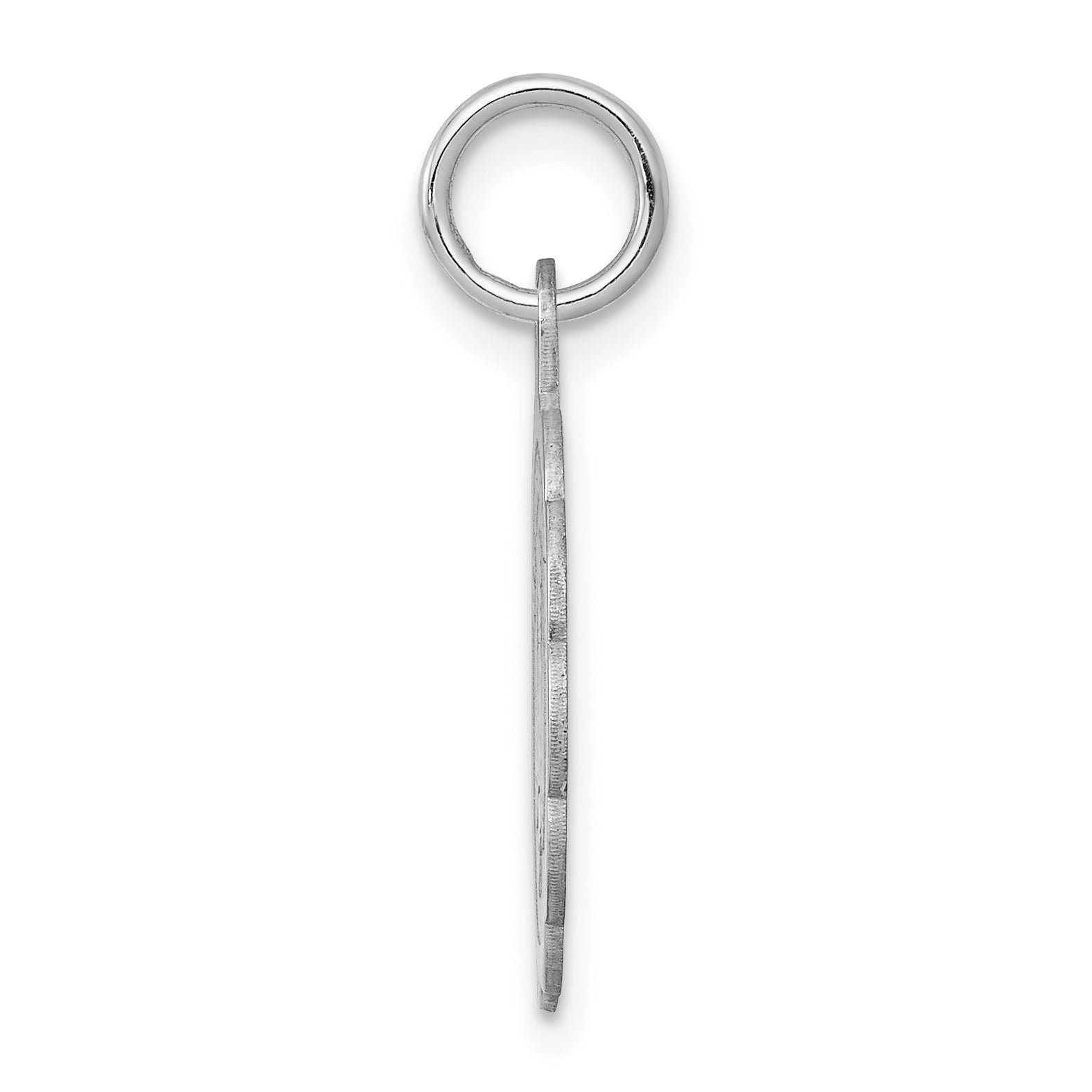 Sterling Silver Rhodium-Plated My Confirmation Disc Charm