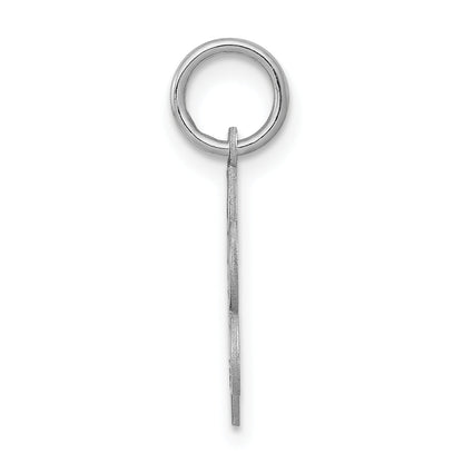 Sterling Silver Rhodium-Plated Holy Communion Disc Charm