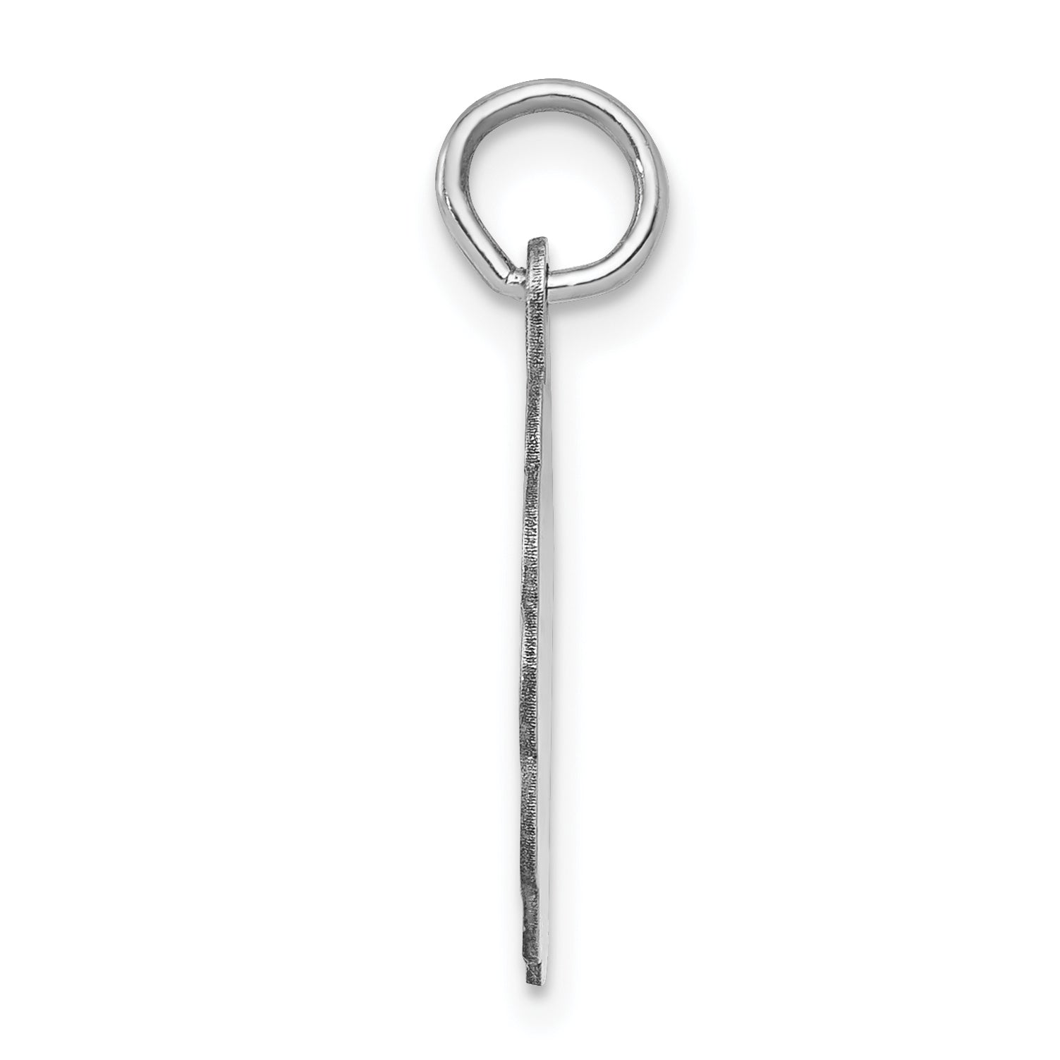 Sterling Silver Rhodium-Plated Sweet Sixteen Disc Charm