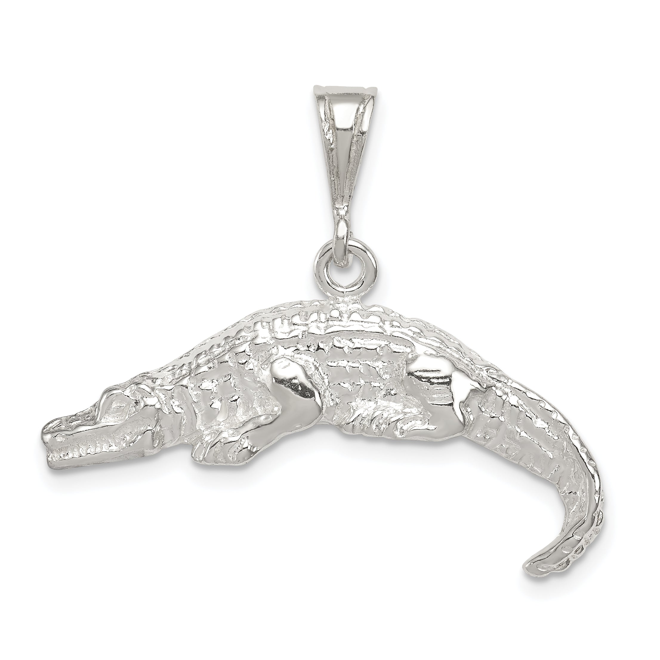 Sterling Silver Alligator Charm