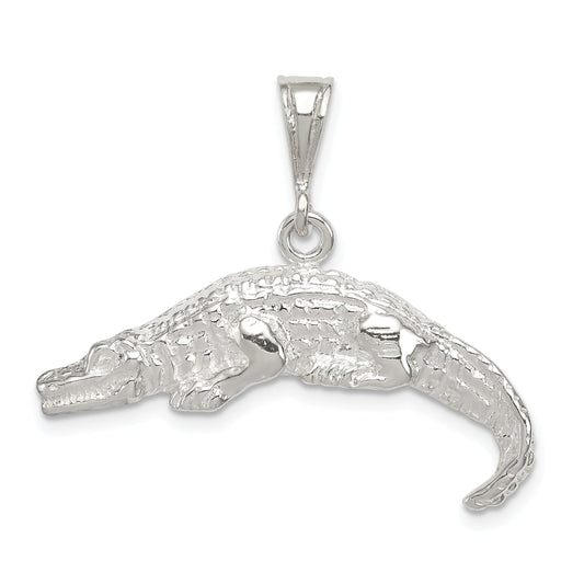 Sterling Silver Alligator Charm