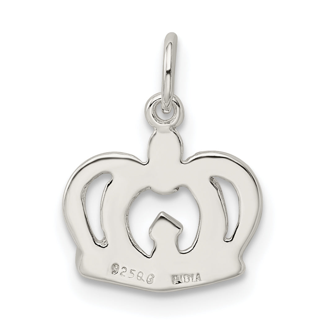 Sterling Silver Crown Charm