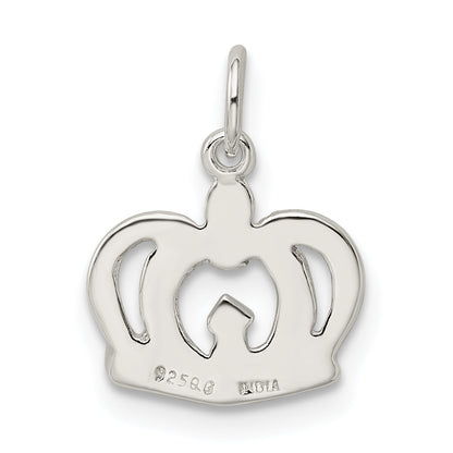 Sterling Silver Crown Charm