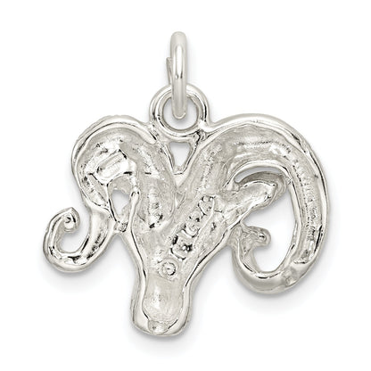 Sterling Silver Ram Charm