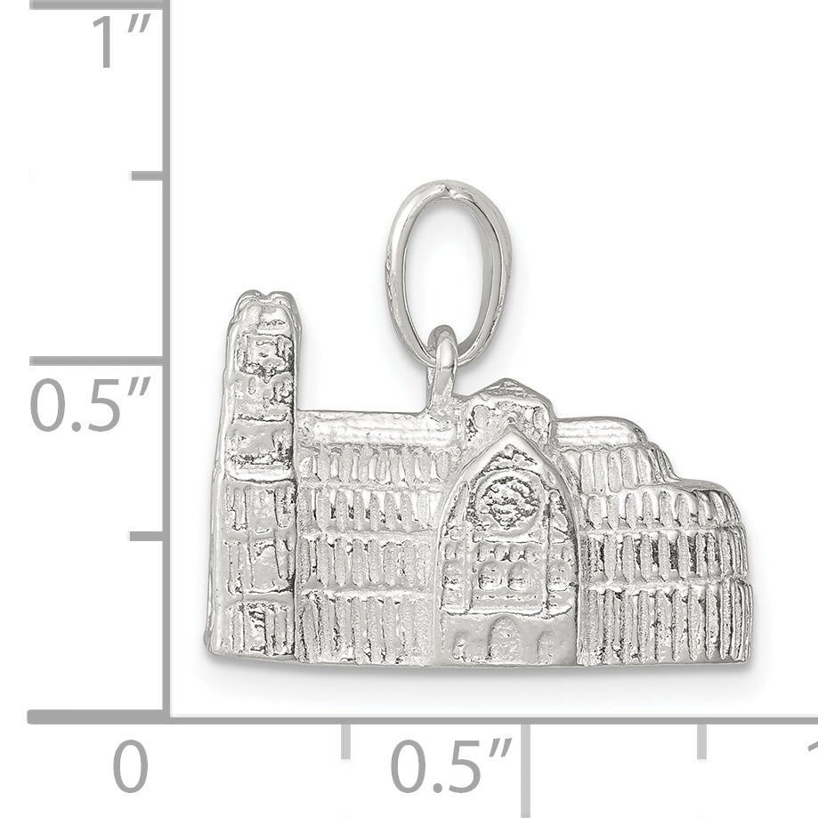 Sterling Silver Westminster Abbey Charm