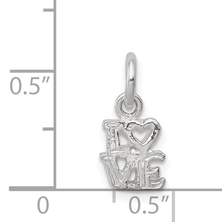 Sterling Silver Love Charm