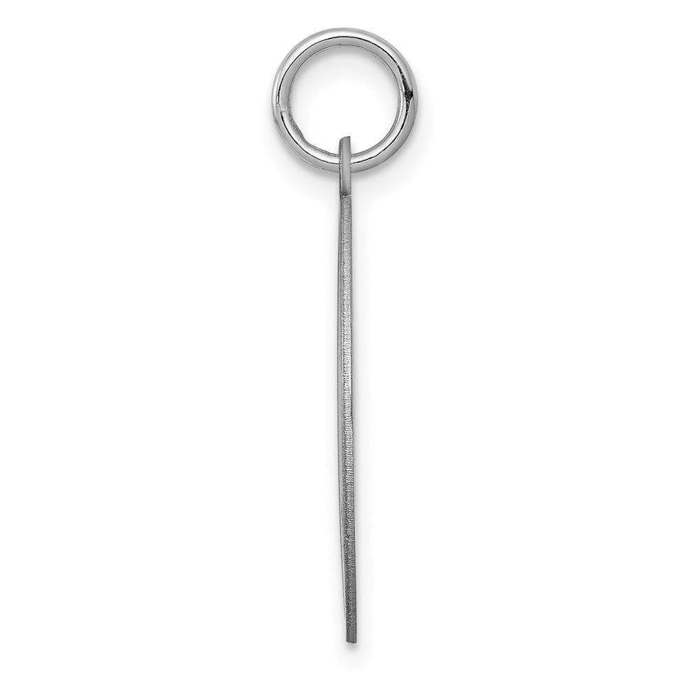 Sterling Silver Rhodium-Plated Dalmatian Disc Charm