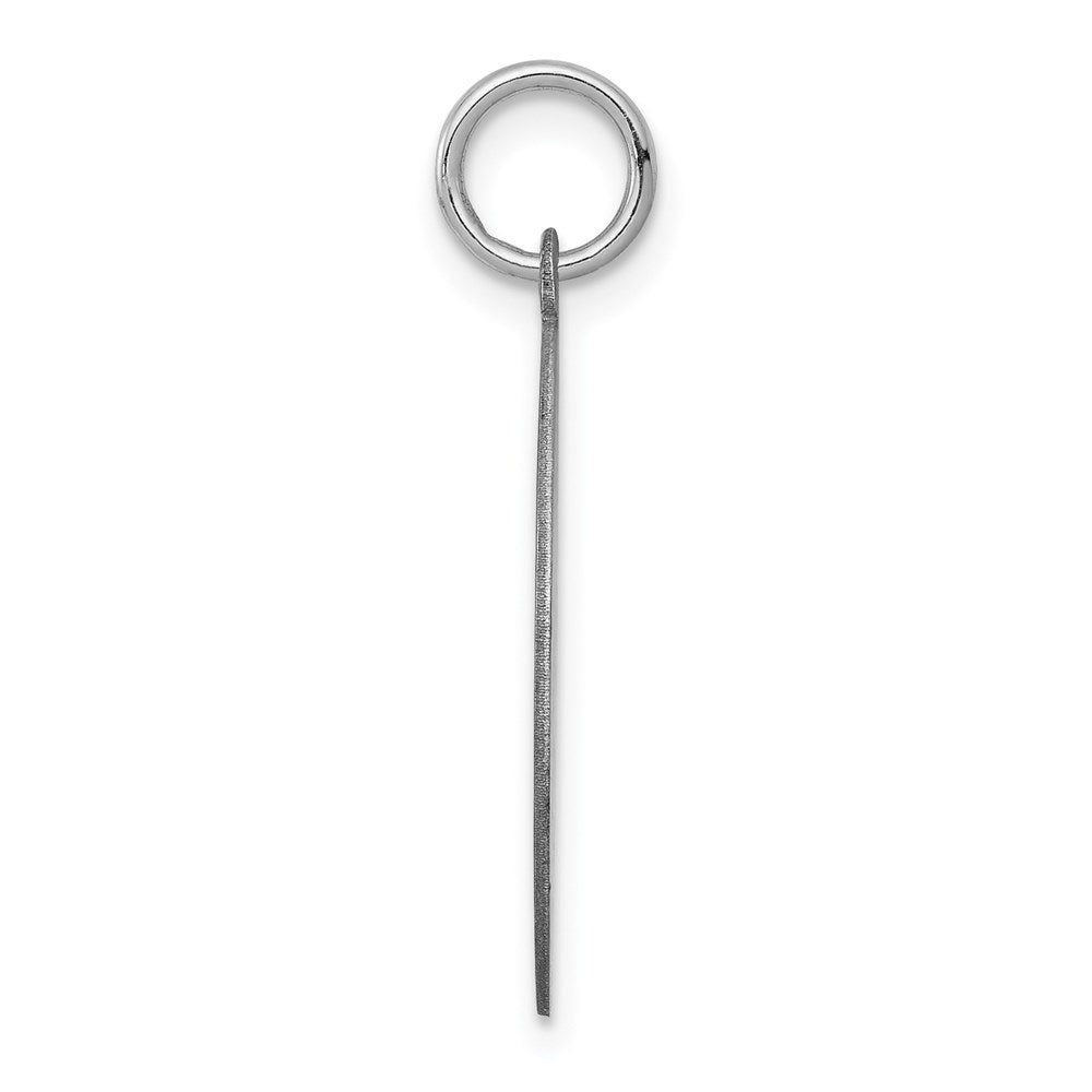 Sterling Silver Rhodium-Plated English Setter Disc Charm