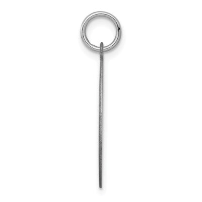 Sterling Silver Rhodium-Plated English Setter Disc Charm