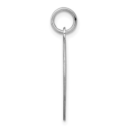 Sterling Silver Rhodium-Plated Springer Spaniel Disc Charm