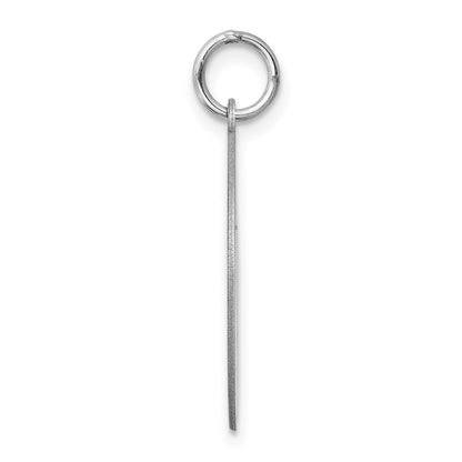 Sterling Silver Rhodium-Plated Welsh Corgi Disc Charm