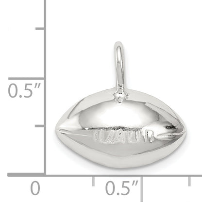 Sterling Silver Football Charm