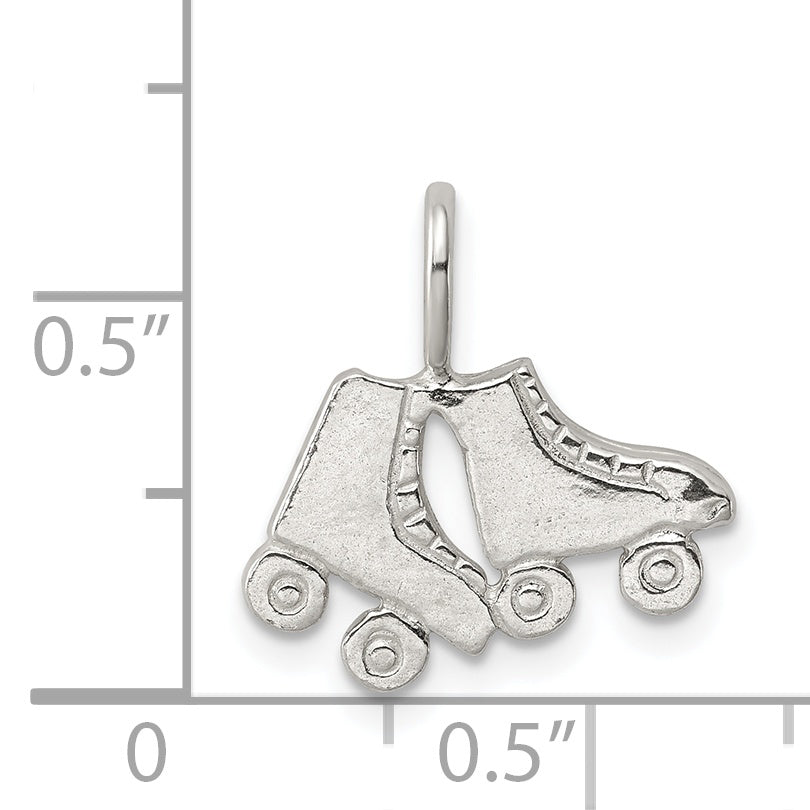 Sterling Silver Roller Skates Charm