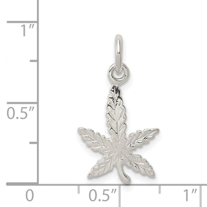 Sterling Silver Leaf Charm
