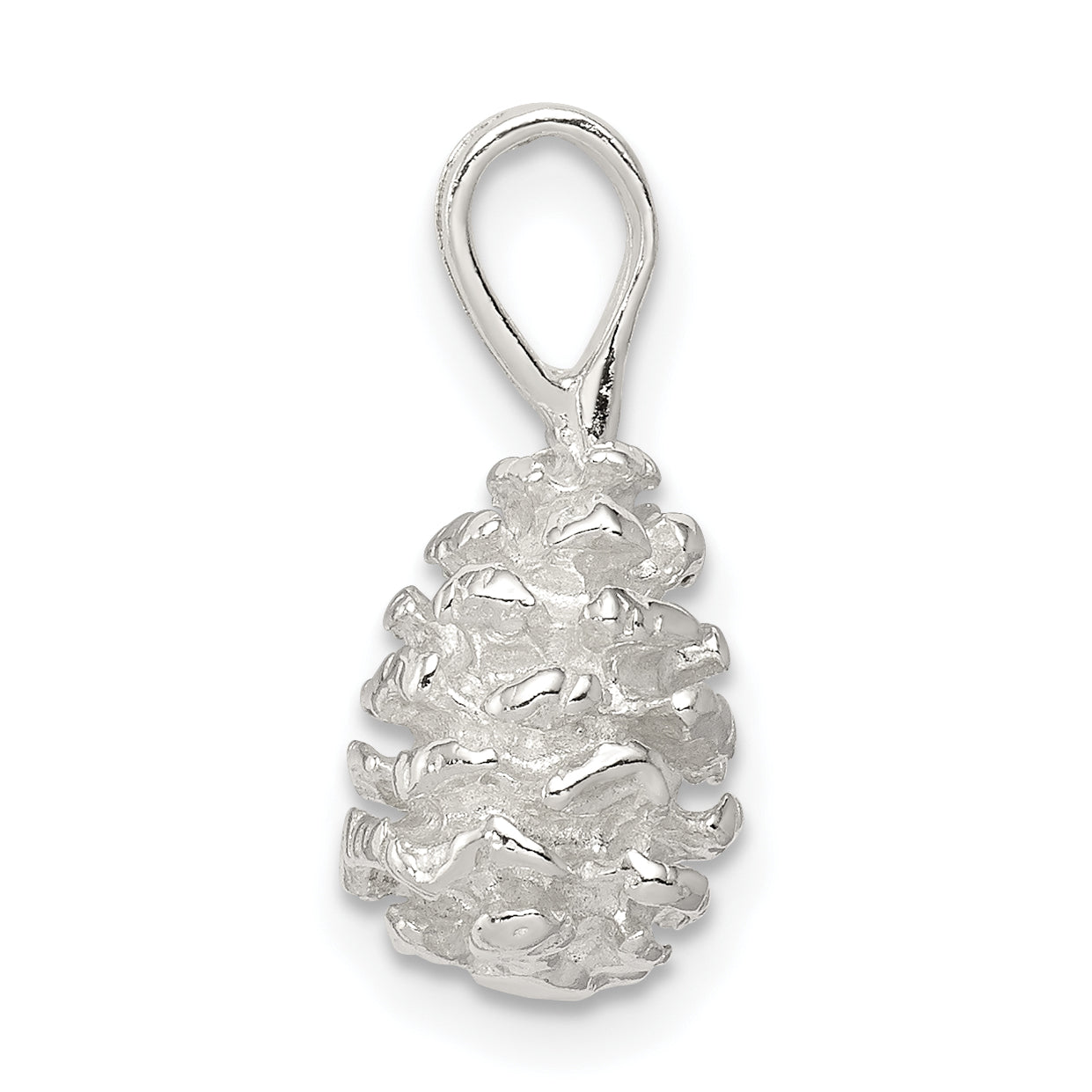Sterling Silver Pinecone Charm