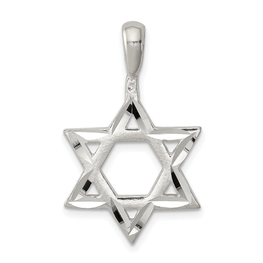 Sterling Silver Star Of David Charm