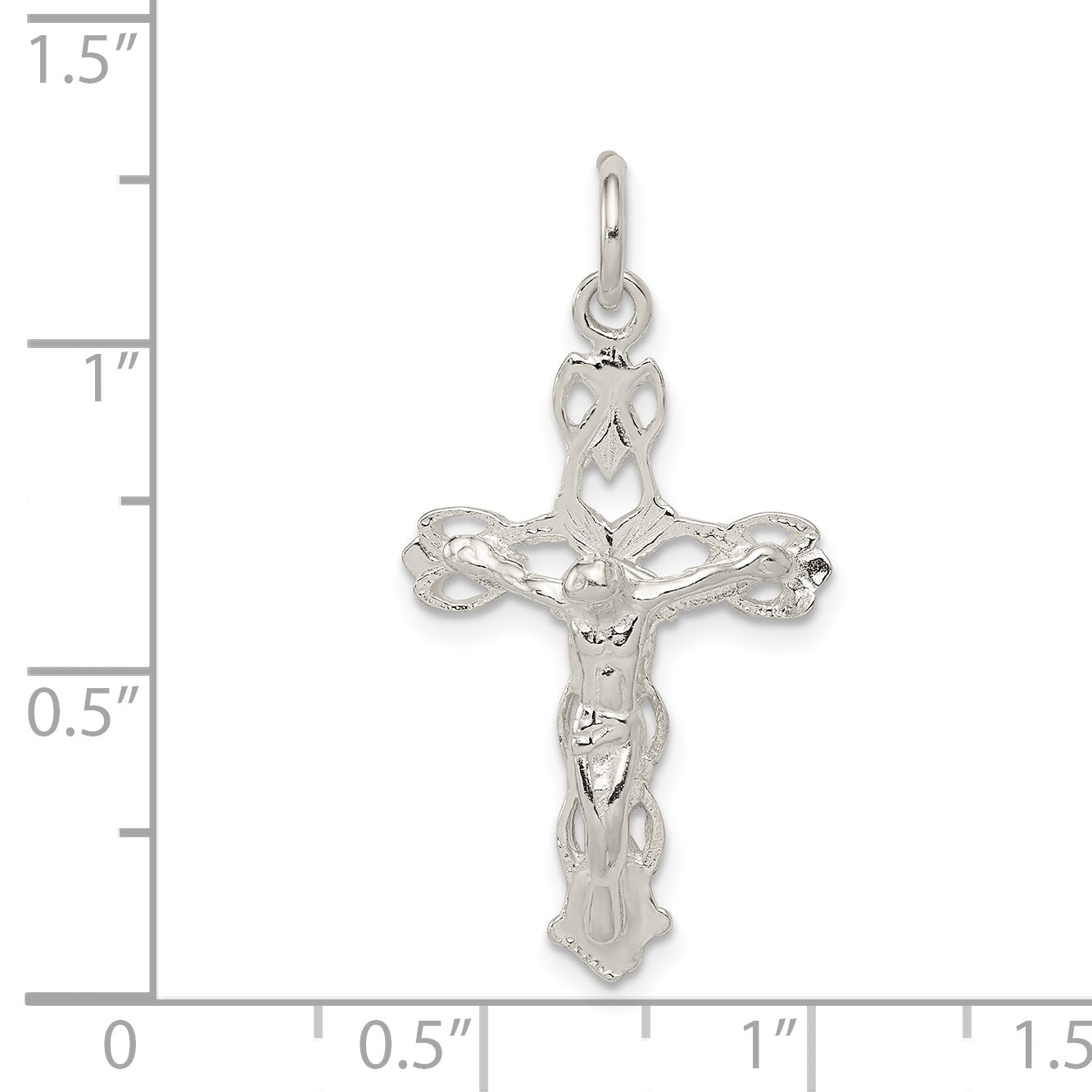 Sterling Silver Crucifix Charm
