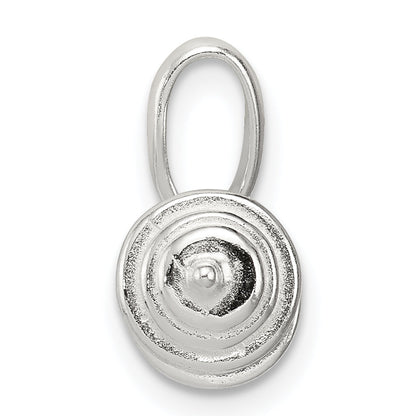 Sterling Silver Barbell Charm