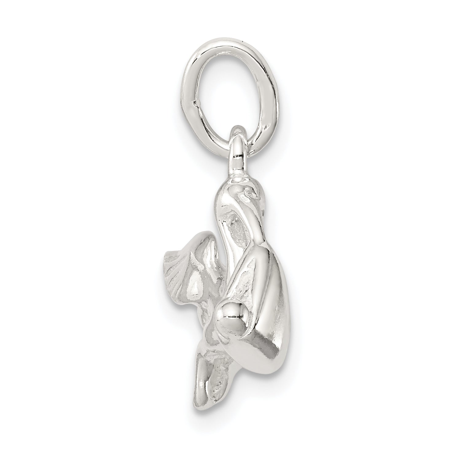 Sterling Silver Stork W/ Baby Charm