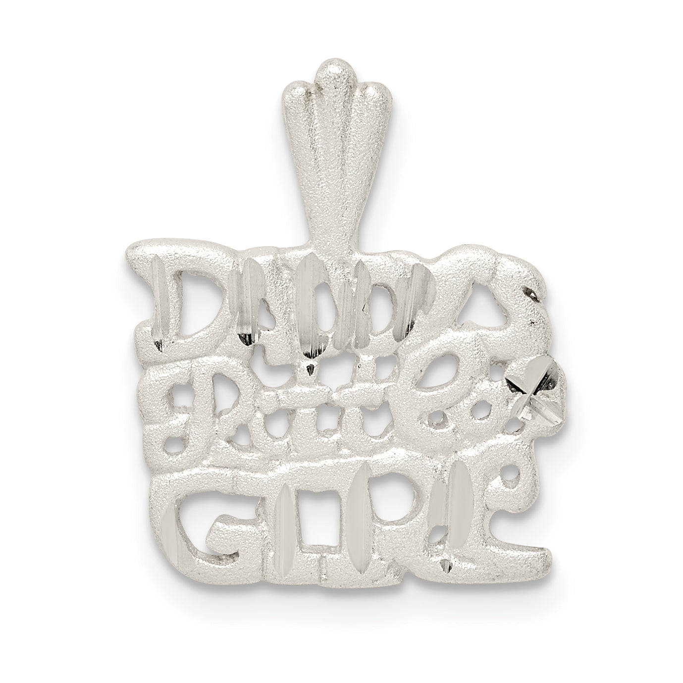 Sterling Silver Daddy'S Little Girl Charm