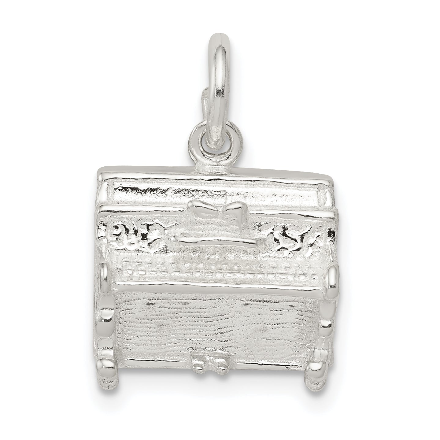 Sterling Silver Piano Charm