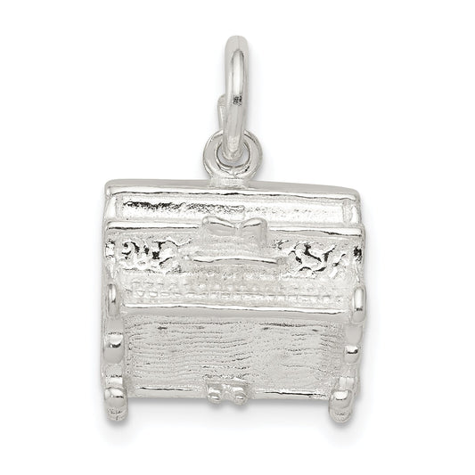 Sterling Silver Piano Charm