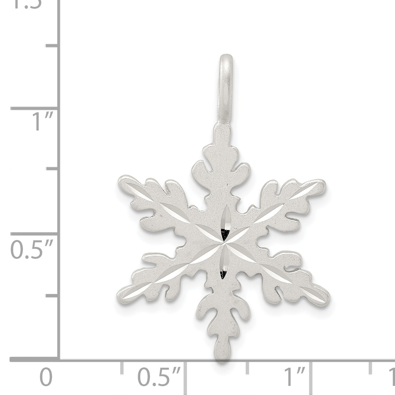 Sterling Silver Snowflake Charm