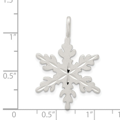 Sterling Silver Snowflake Charm