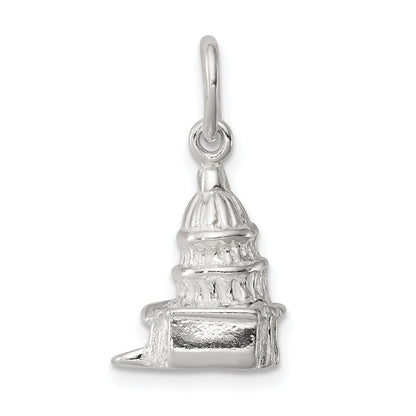 Sterling Silver Capitol Building Charm