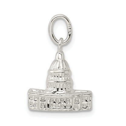 Sterling Silver Capitol Building Charm