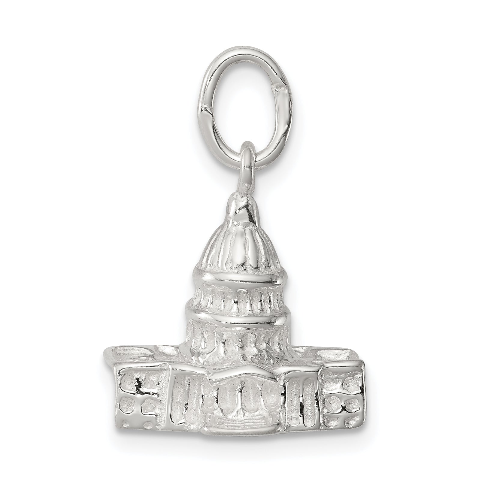 Sterling Silver Capitol Building Charm