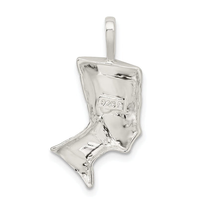 Sterling Silver Nefertiti Charm