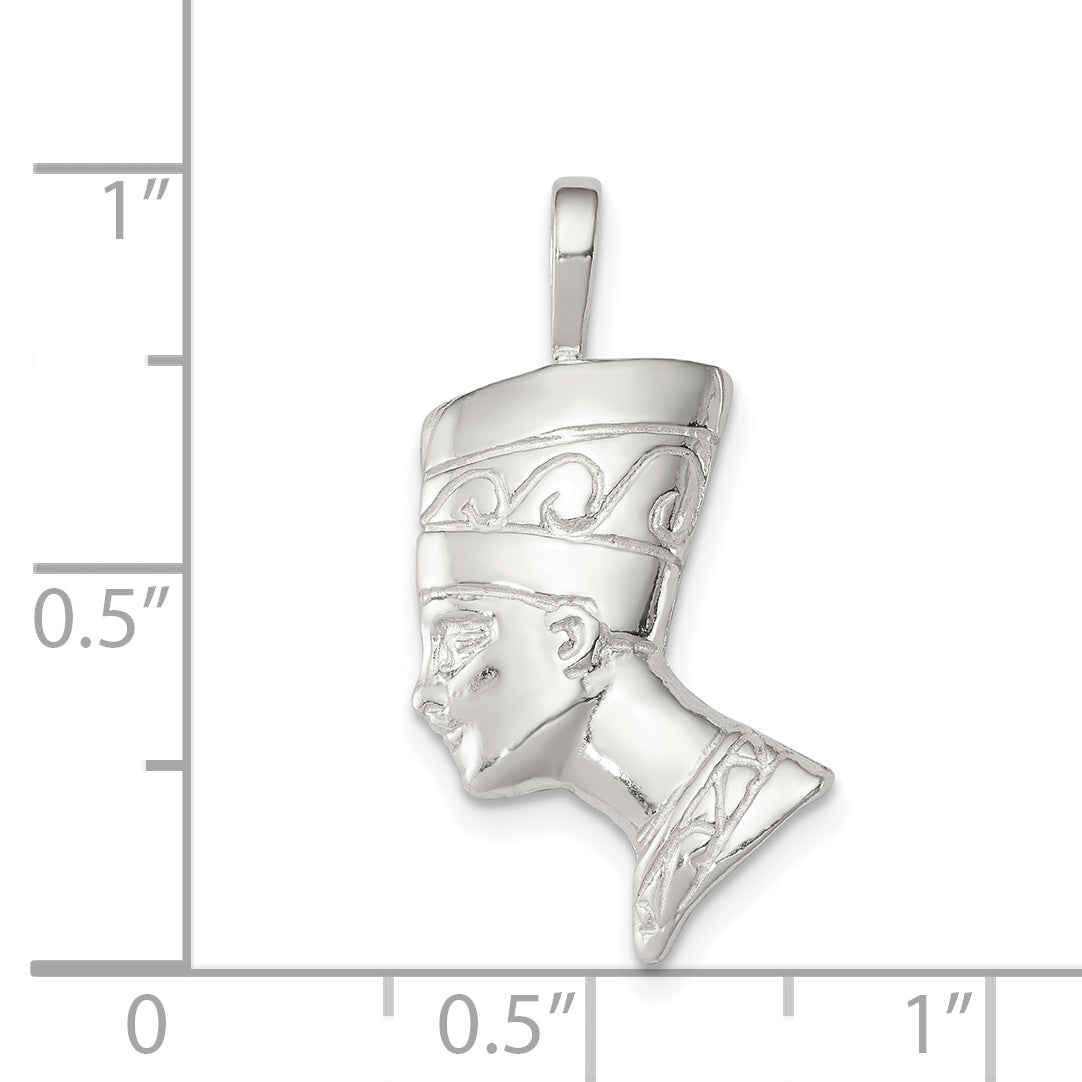 Sterling Silver Nefertiti Charm