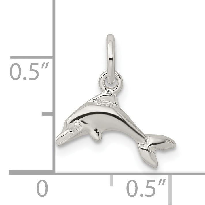 Sterling Silver Dolphin Charm