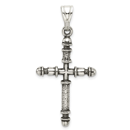 Sterling Silver Antiqued Cross Pendant