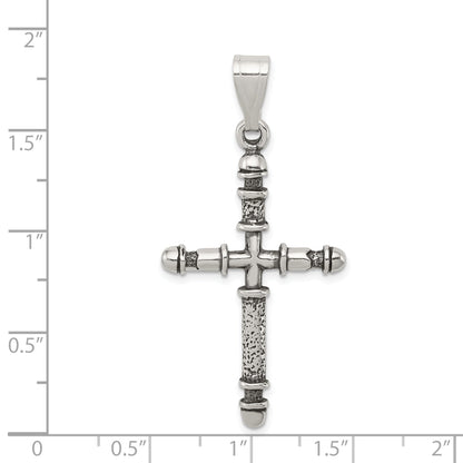 Sterling Silver Antiqued Cross Pendant