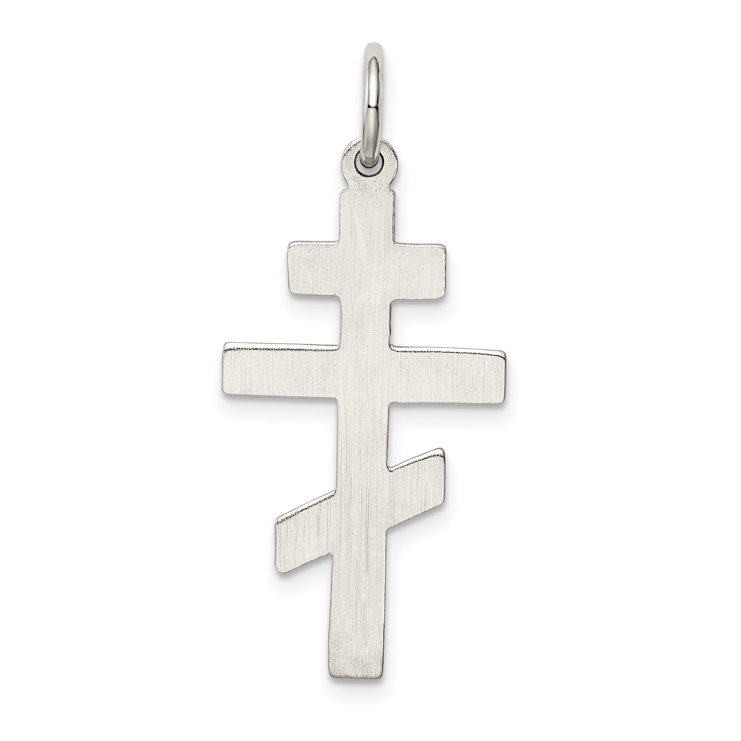 Sterling Silver Eastern Orthodox Cross Charm