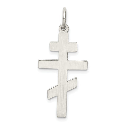 Sterling Silver Eastern Orthodox Cross Charm