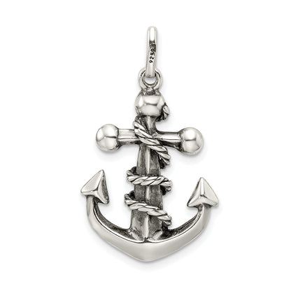 Sterling Silver Antiqued Cross Pendant