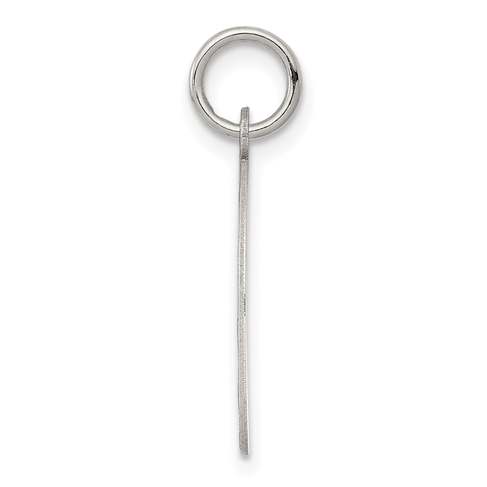 Sterling Silver Rhodium-Plated Happy Anniversary Disc Charm