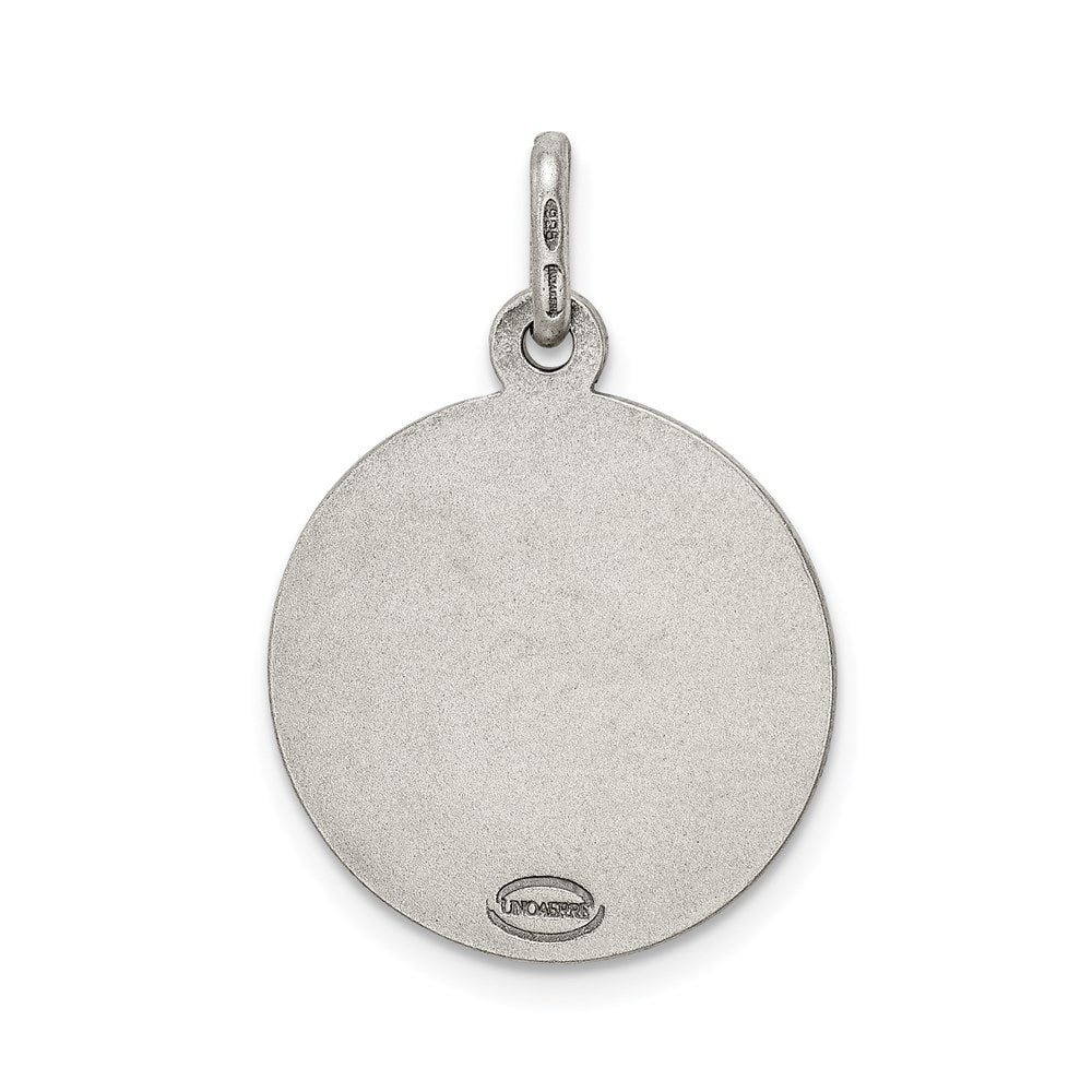 Sterling Silver Antiqued Raphael Angel Charm