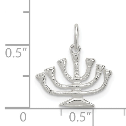 Sterling Silver Menorah Charm