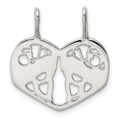 Sterling Silver Mother/Daughter Break Apart Charm