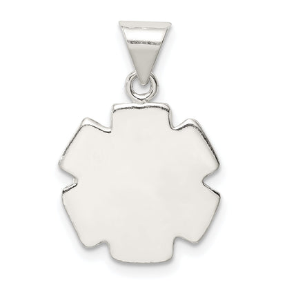 Sterling Silver Enameled Medical Charm