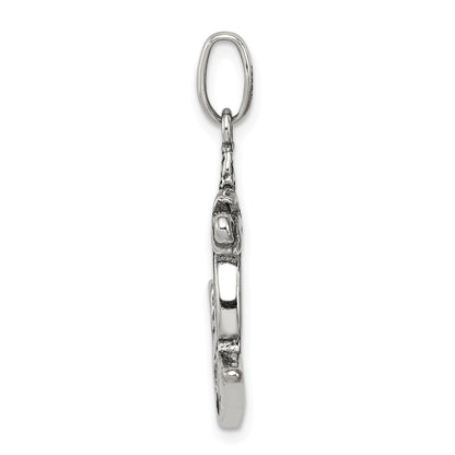 Sterling Silver Antiqued Sleigh Charm